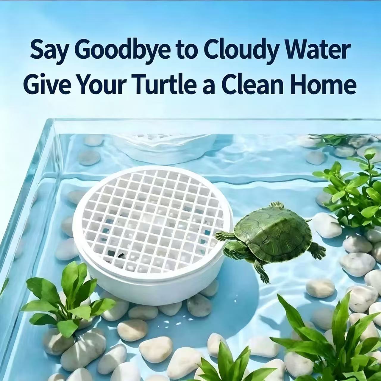 Aquarium Fish Keeping - Coletor de Fezes de Tartaruga Destacável