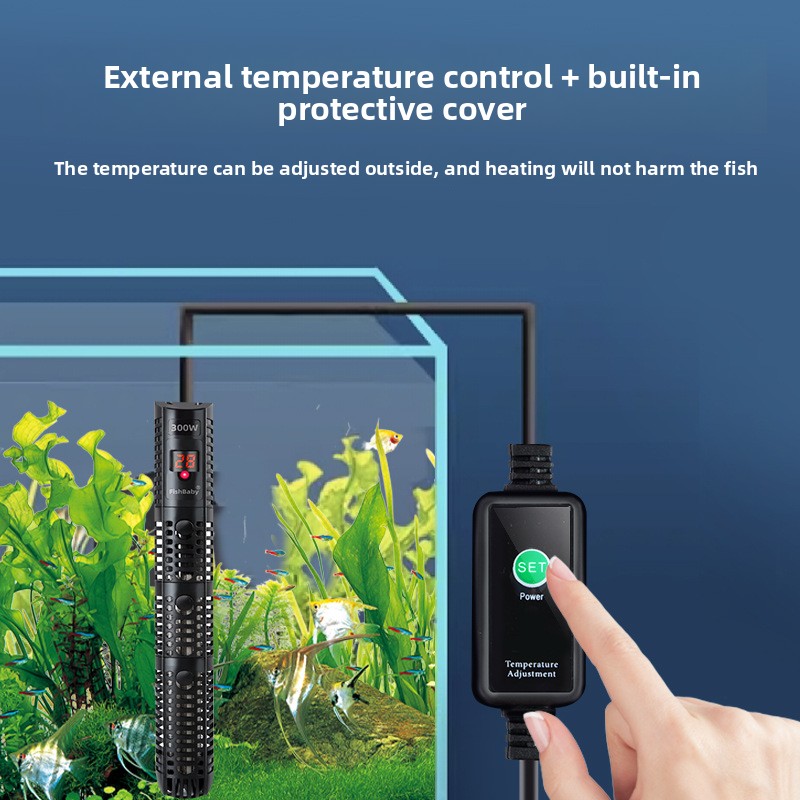 Fish Tank Heater - Aquecedor de quartzo para pequenos aquários,