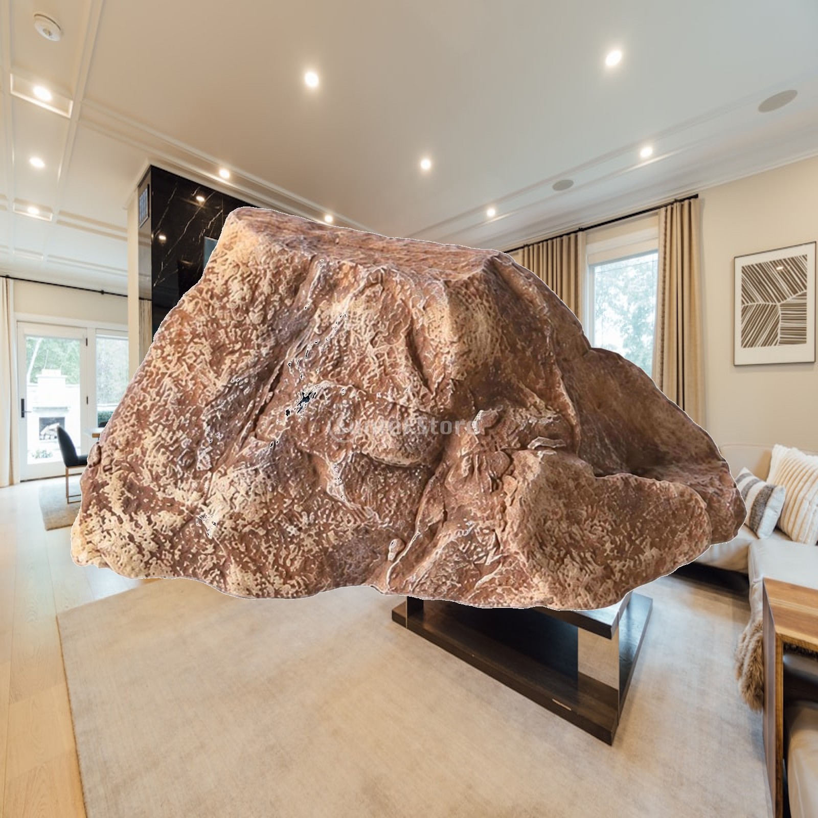 Escultura Realista de Pedra Fa - Aquarium Decor avaliação e preço