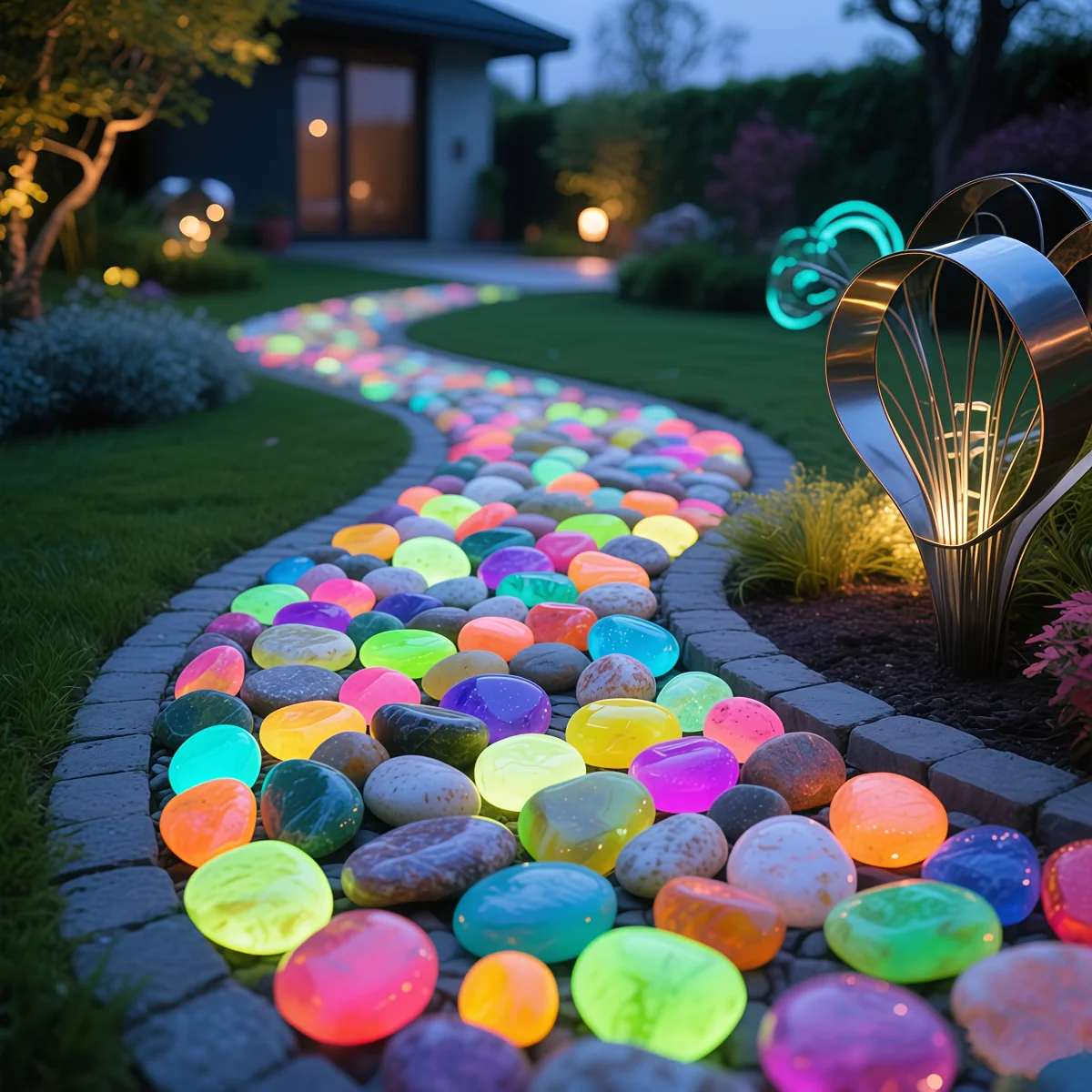 Pedras Luminosas Coloridas de  - Fish Tank Gravel avaliação e preço