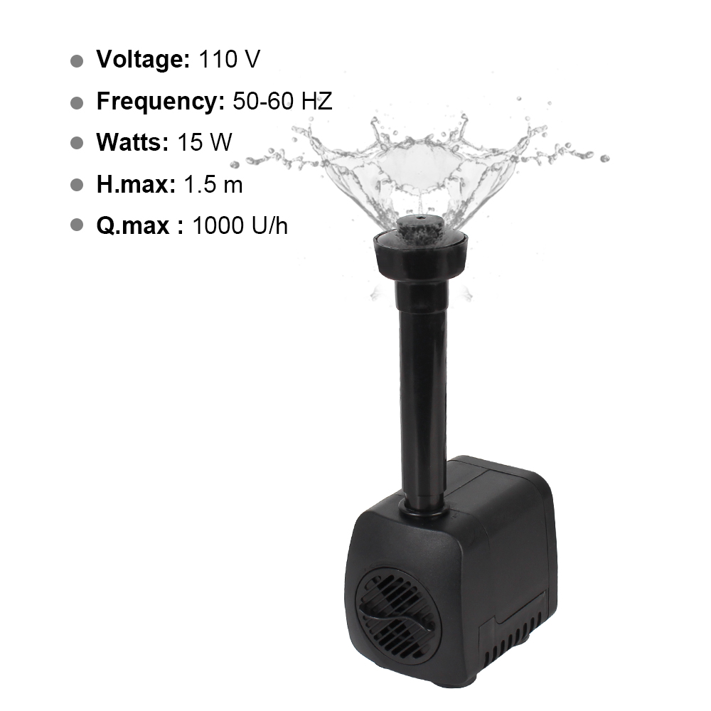 Fonte de aquário de jardim plu - Aquarium Light avaliação e preço
