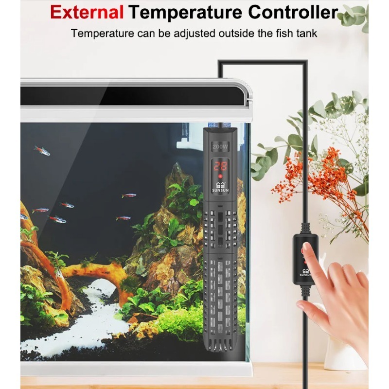 Aquecedor Submersível para Aqu - Fish Tank Heater avaliação e preço
