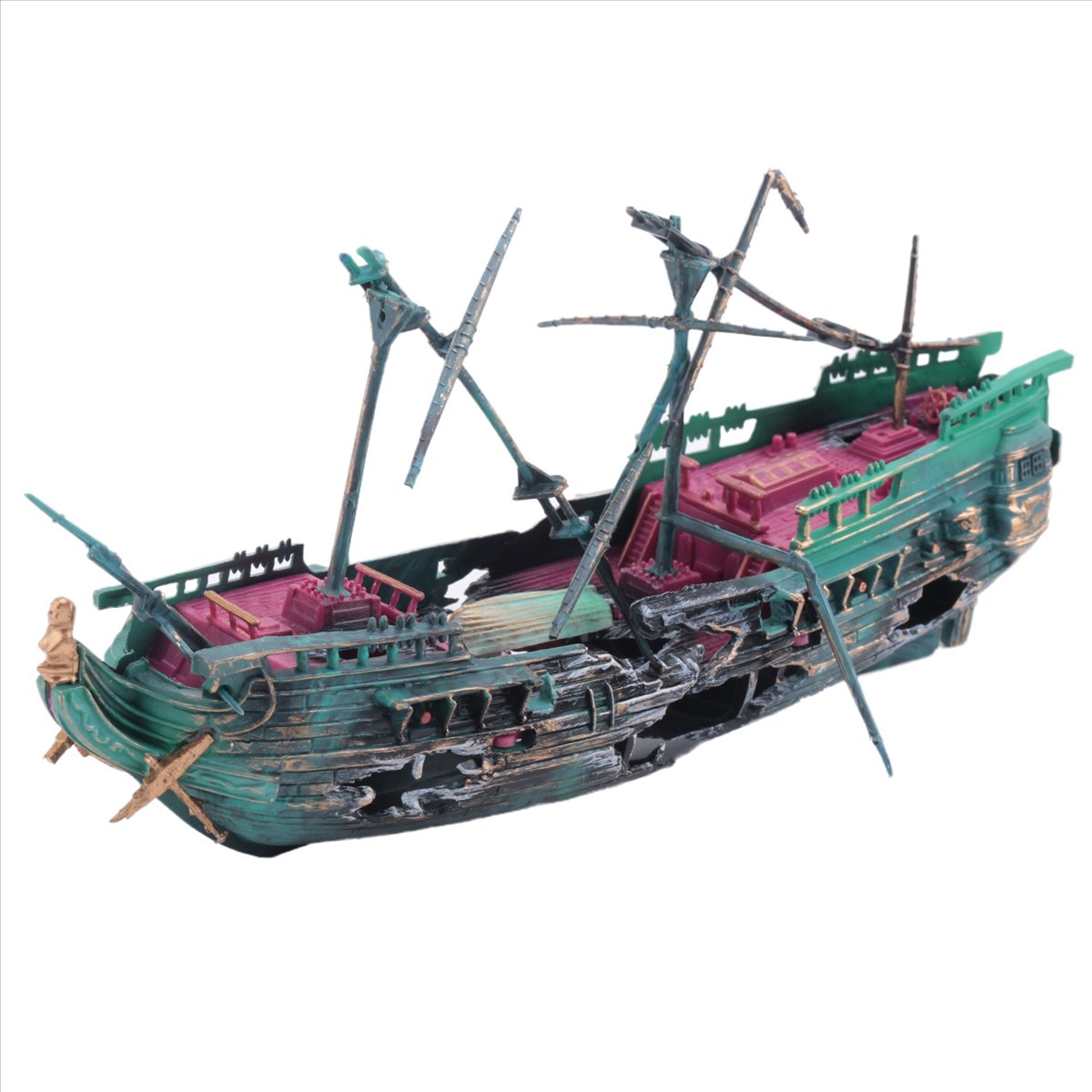 【ABFS】Conjunto de Barco de Plá - Aquarium Decor avaliação e preço