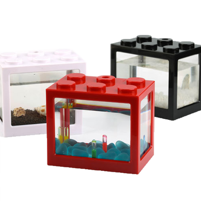 Mini Aquário de 7 Cores para P - Betta Fish Tank avaliação e preço