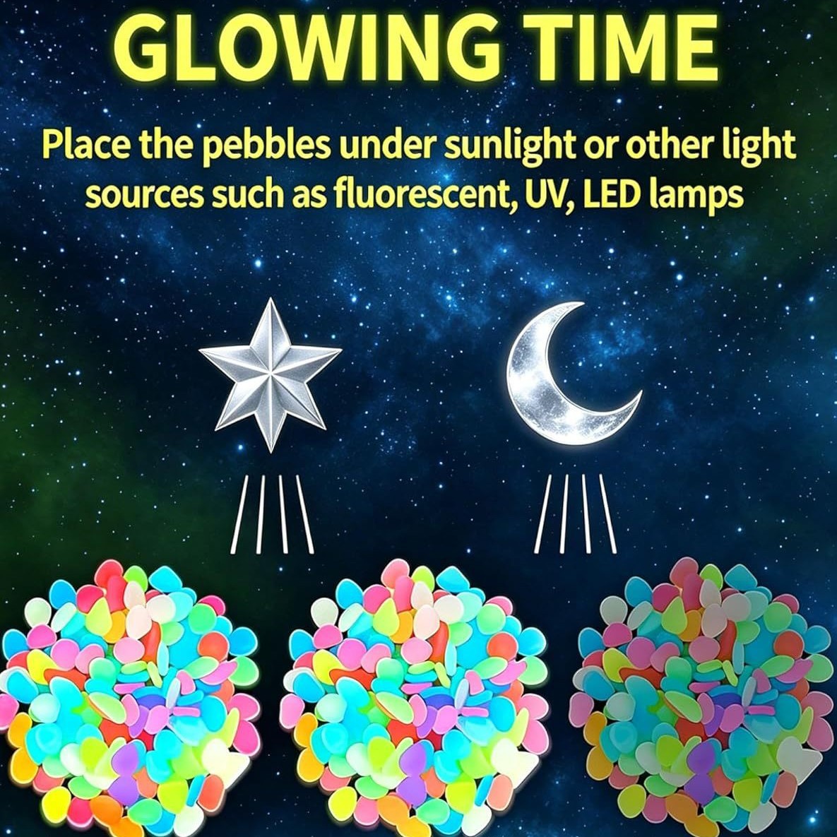 Pedras luminosas coloridas que - Aquarium Plants avaliação e preço