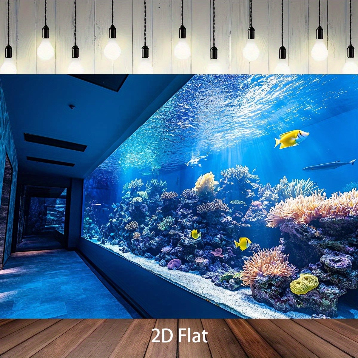 Tapeçaria Vibrante de Aquário  - Fish Aquarium Home avaliação e preço