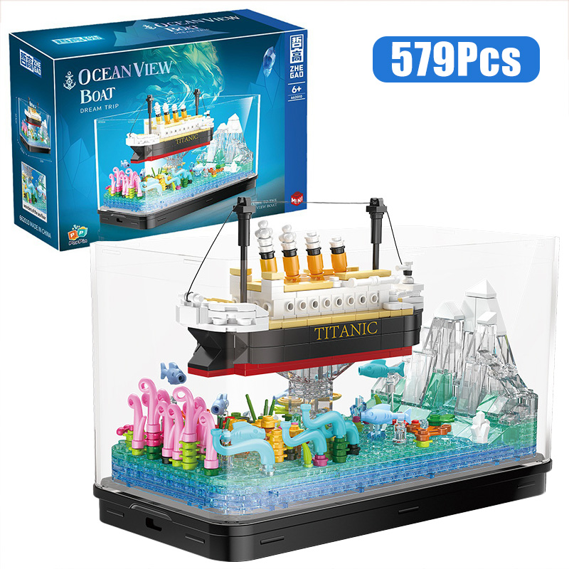 MOC-Blocos de Construção da Ti - Aquarium Fish Keeping avaliação e preço