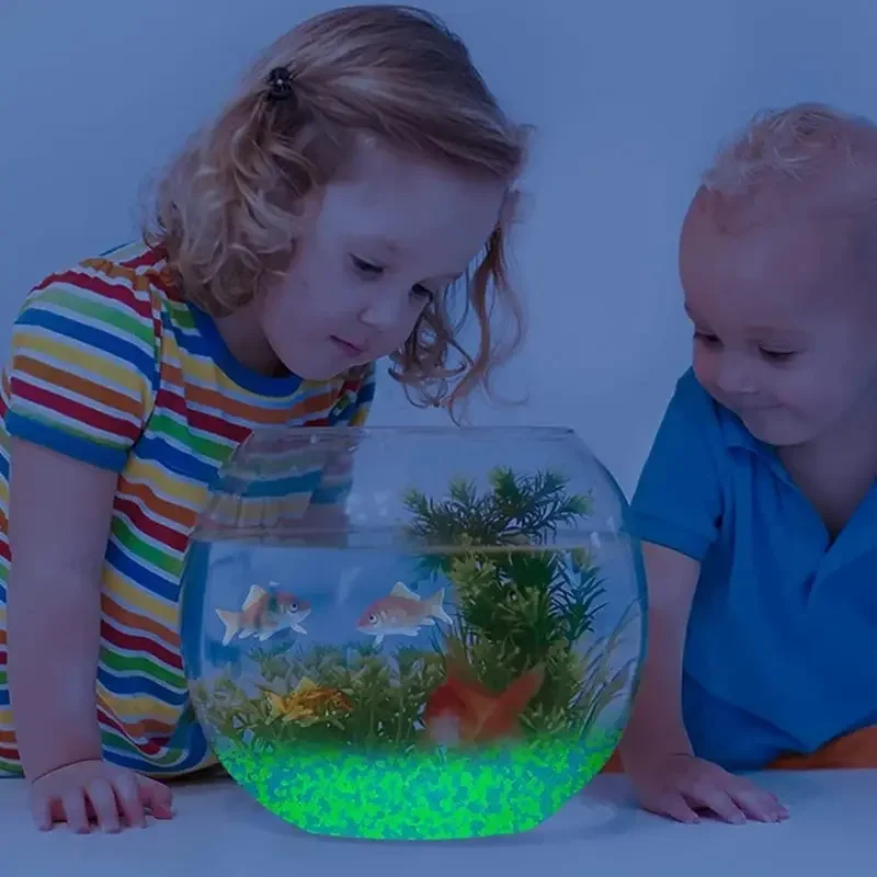 1000 pçs 3-5mm areia luminosa  - Fish Aquarium Home avaliação e preço