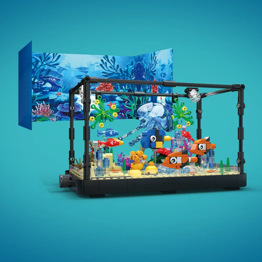 Conjunto de blocos de construç - Aquarium Light avaliação e preço