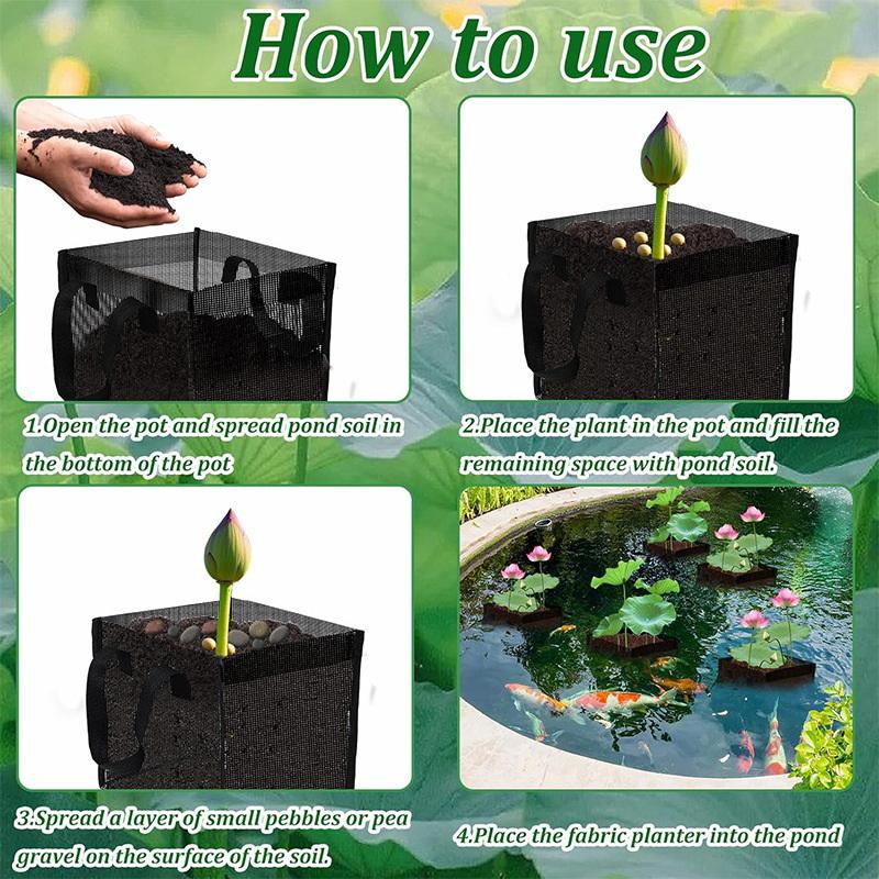 4 Cestos de Malha Pretos para  - Aquarium Plants avaliação e preço