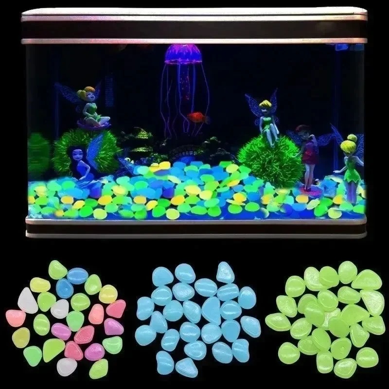 100-1000 peças de pedra lumino - Fish Tank Gravel avaliação e preço