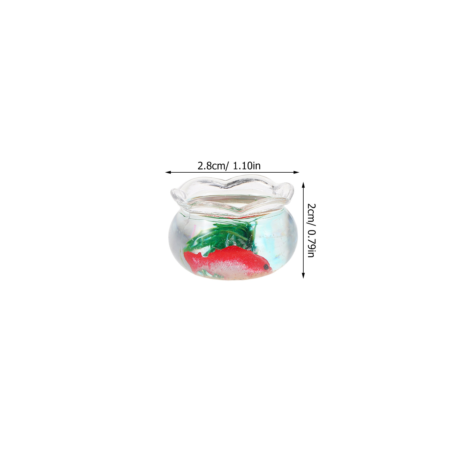5 Peças Mini Aquário de Peixes - Aquarium Plants avaliação e preço